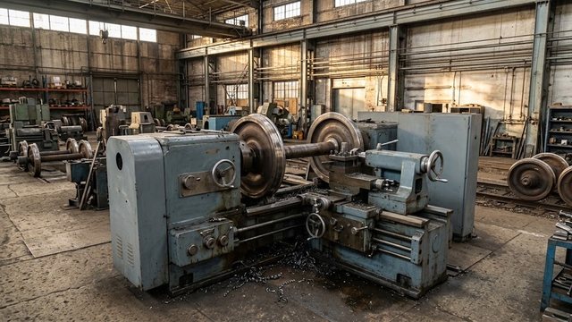 Колесотокарный станок: схемы, допуски и выбор по паспорту