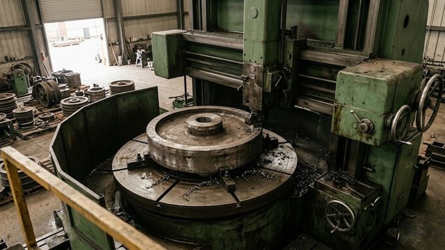 Вертикальный токарный станок с ЧПУ и без: компоновка, режимы и границы применения